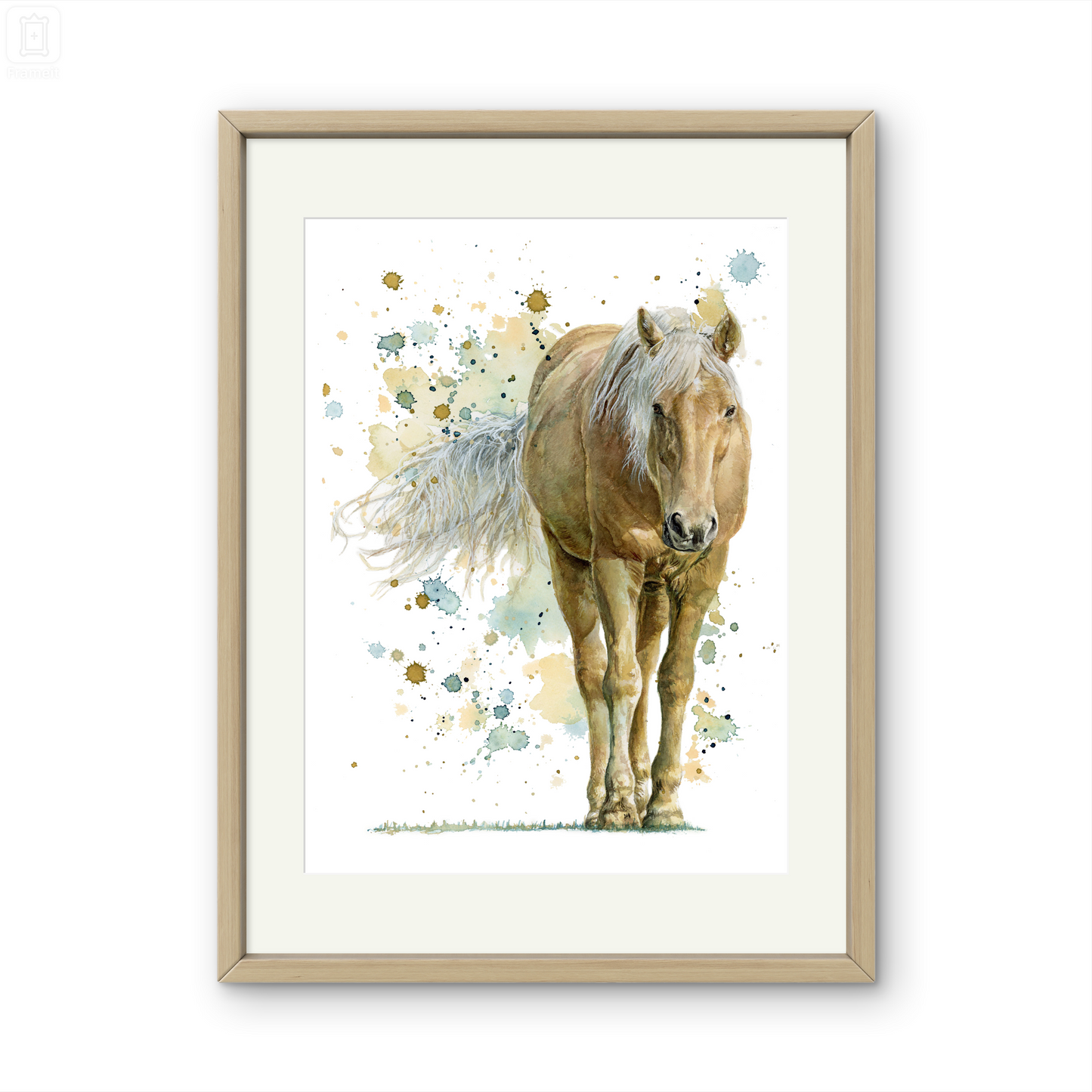 Original Aquarell „Fleeting Traces"