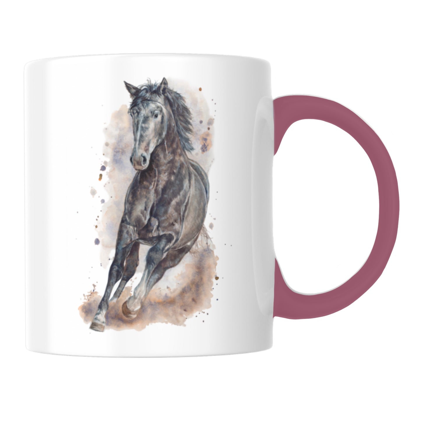 "Ungebunden" - Panorama Tasse zweifarbig