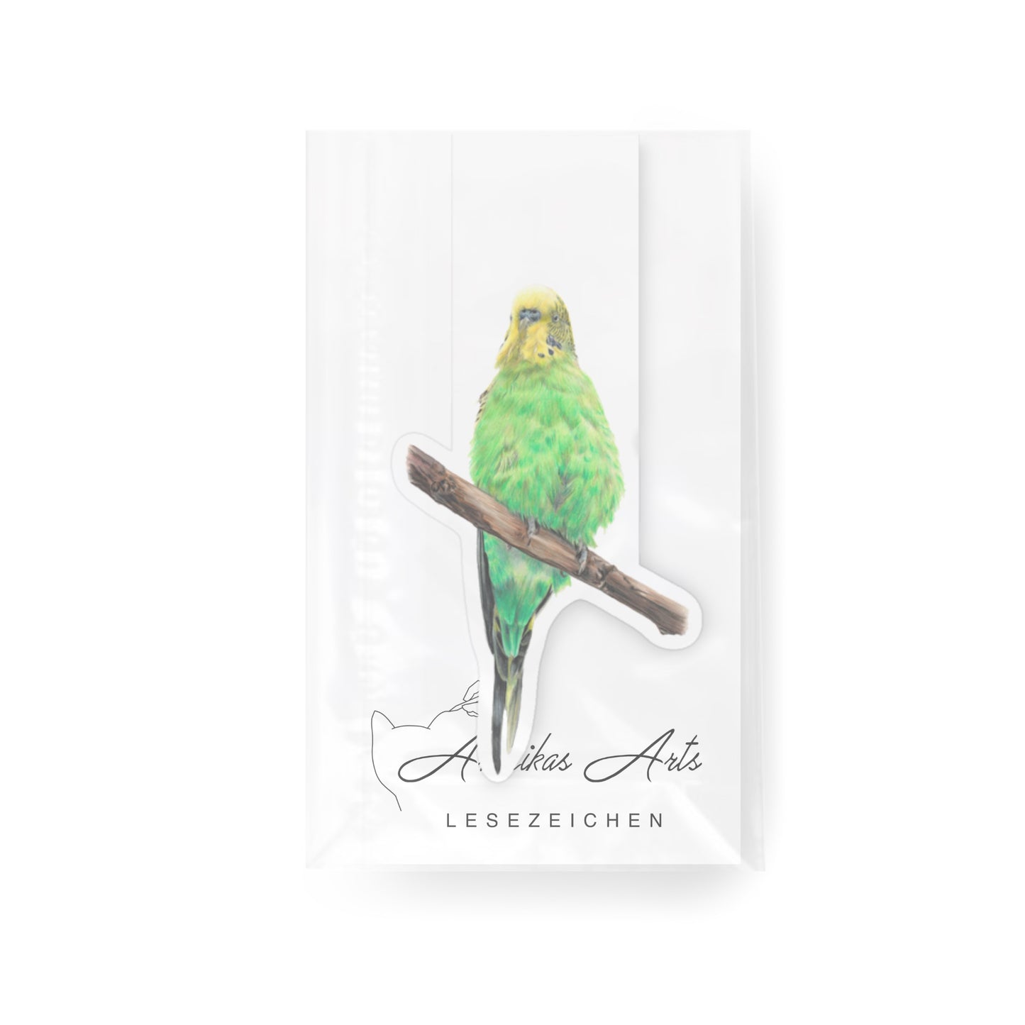 Magnet Lesezeichen "Wellensittich”