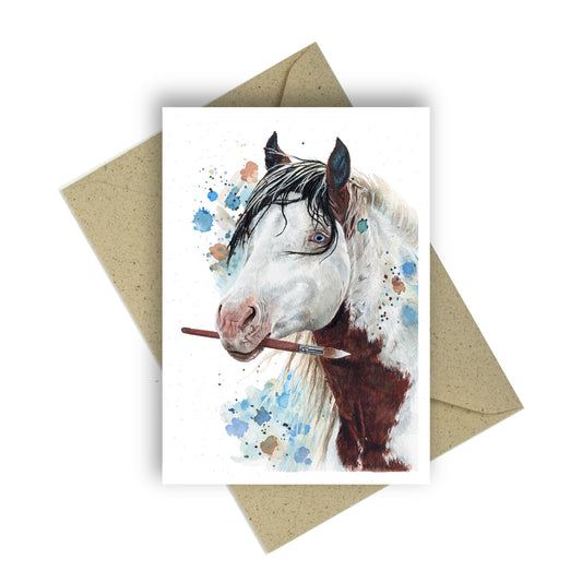 Grußkarte „Paint Horse“