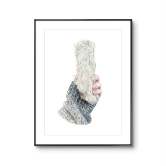 Original Buntstiftzeichnung „Lebendige Erinnerungen“