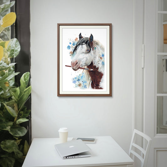 Original Aquarell „Paint Horse“