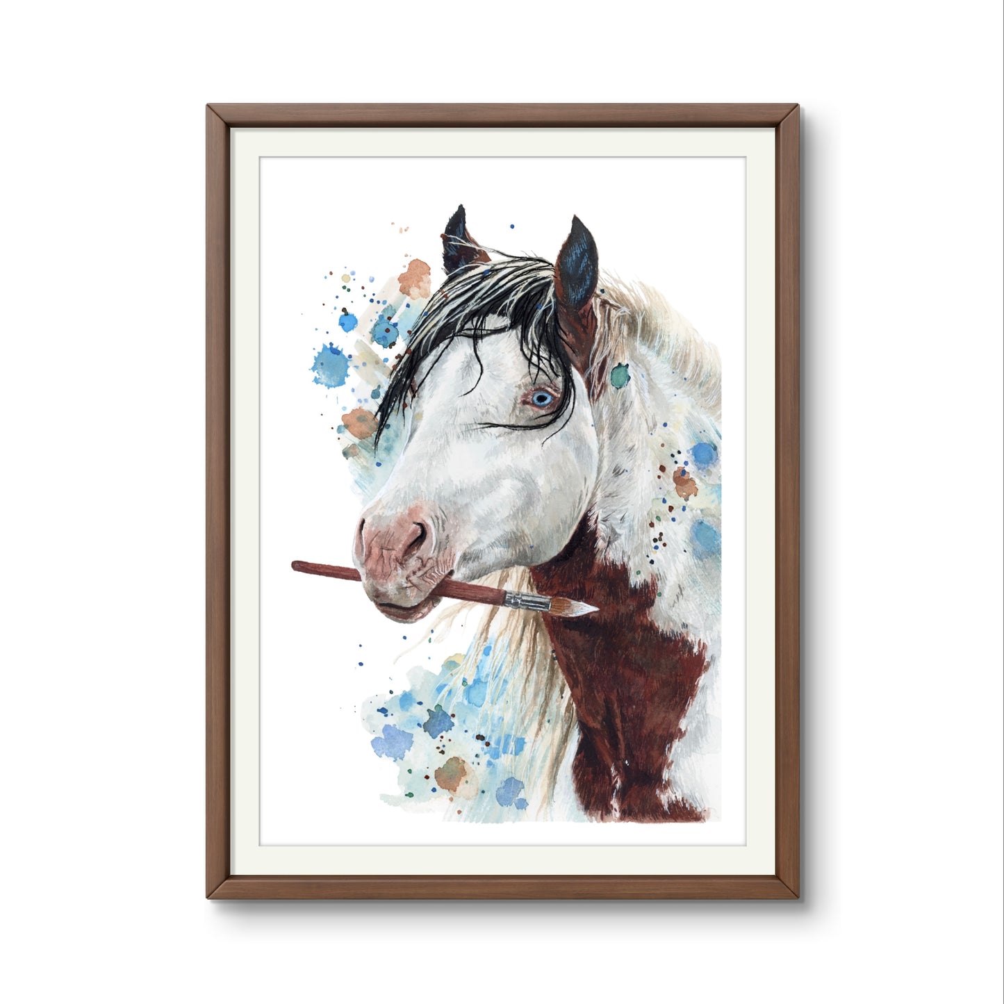 Original Aquarell „Paint Horse“
