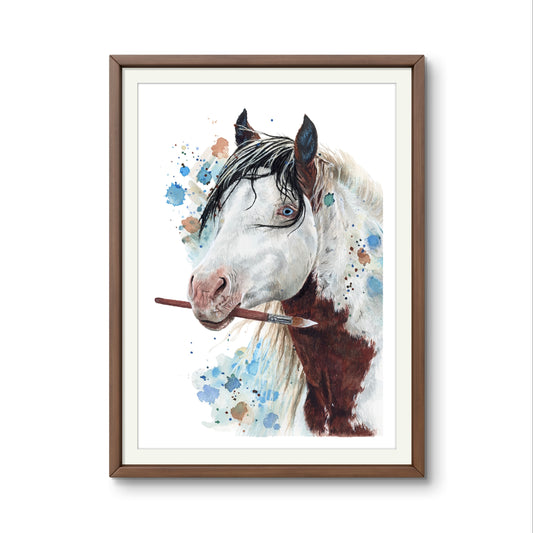 Original Aquarell „Paint Horse“