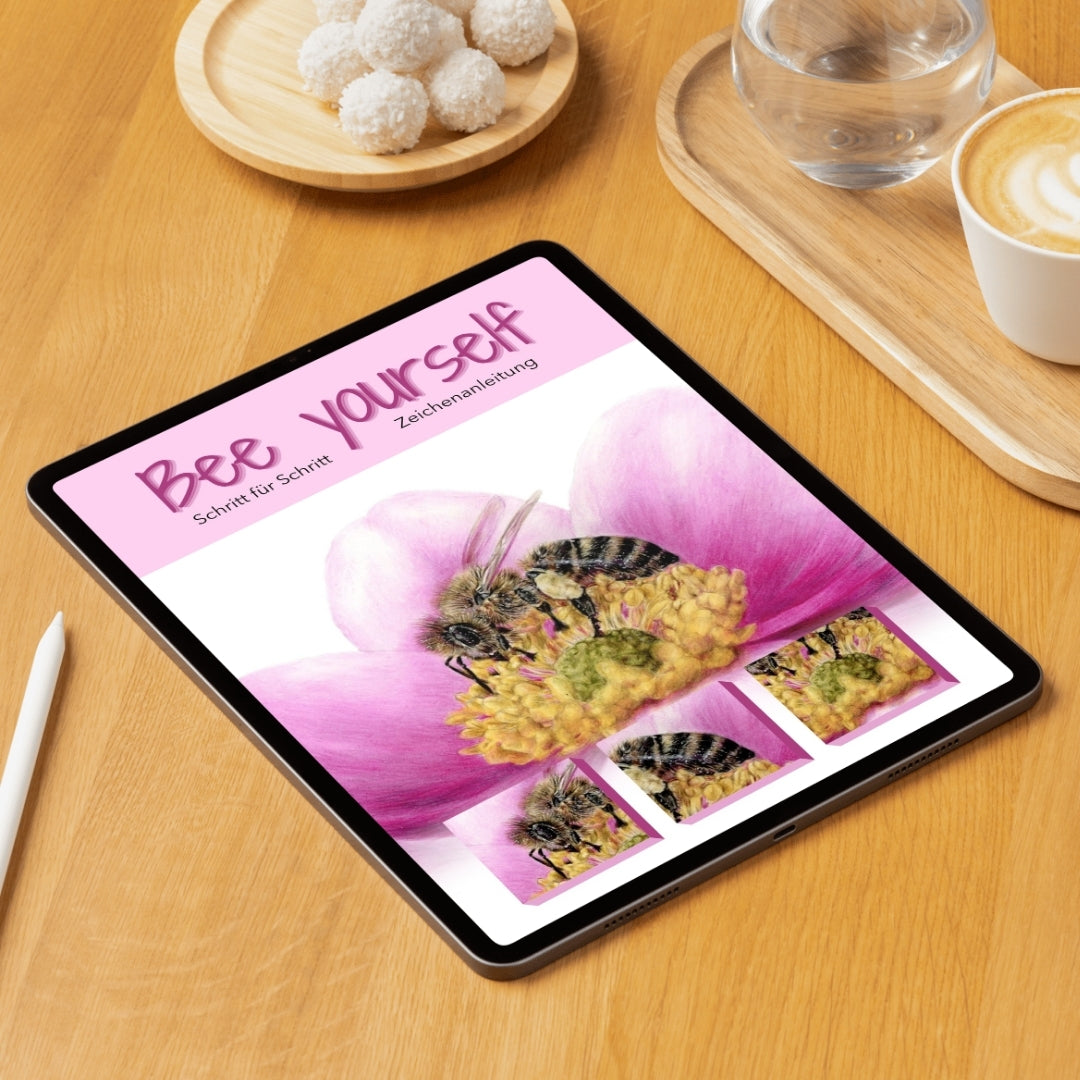 Zeichnen lernen - Digitales Workbook "Bee yourself"
