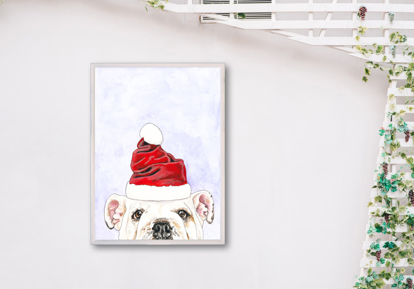 Prints „Weihnachtshund“