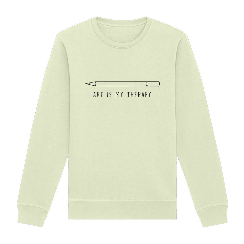 Art is my therapy - Stift - Organic Basic Unisex Sweatshirt