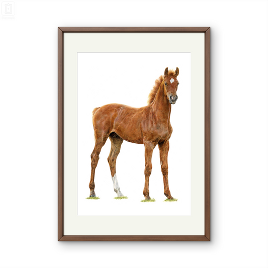 Original Buntstiftzeichnung „Here I am"