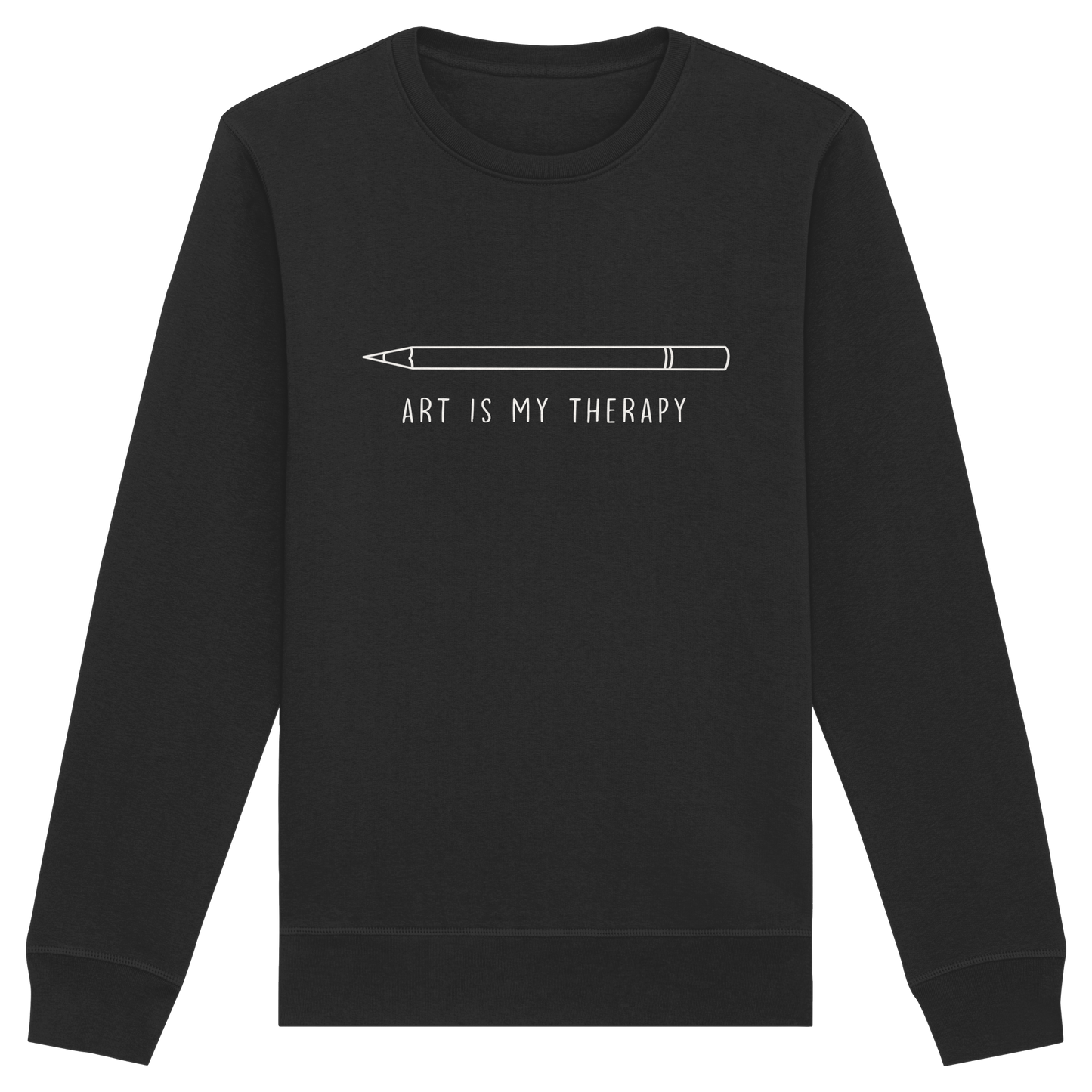 Art is my therapy - Stift - Organic Basic Unisex Sweatshirt