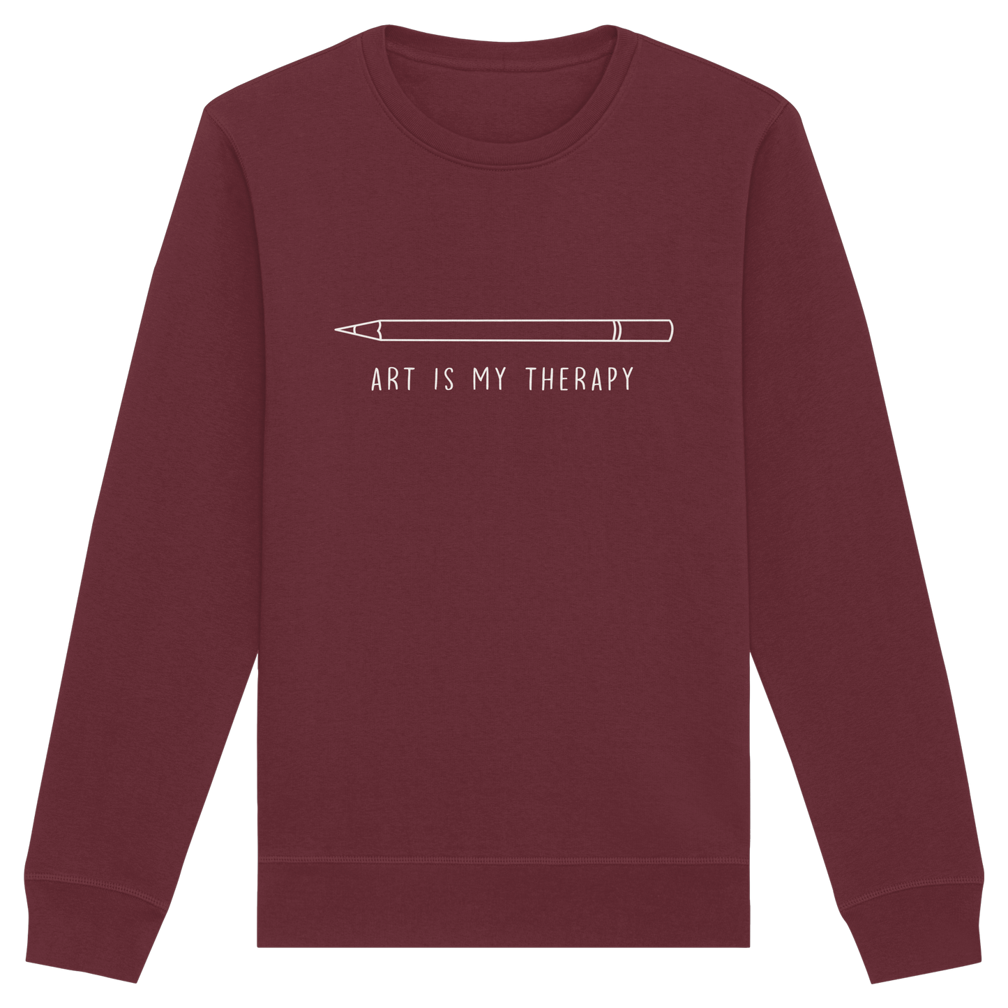 Art is my therapy - Stift - Organic Basic Unisex Sweatshirt
