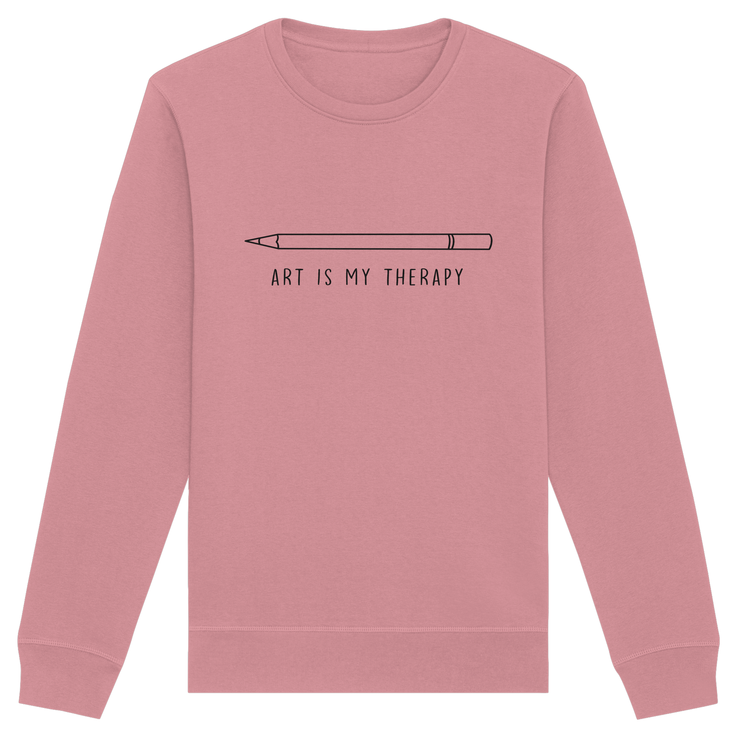 Art is my therapy - Stift - Organic Basic Unisex Sweatshirt