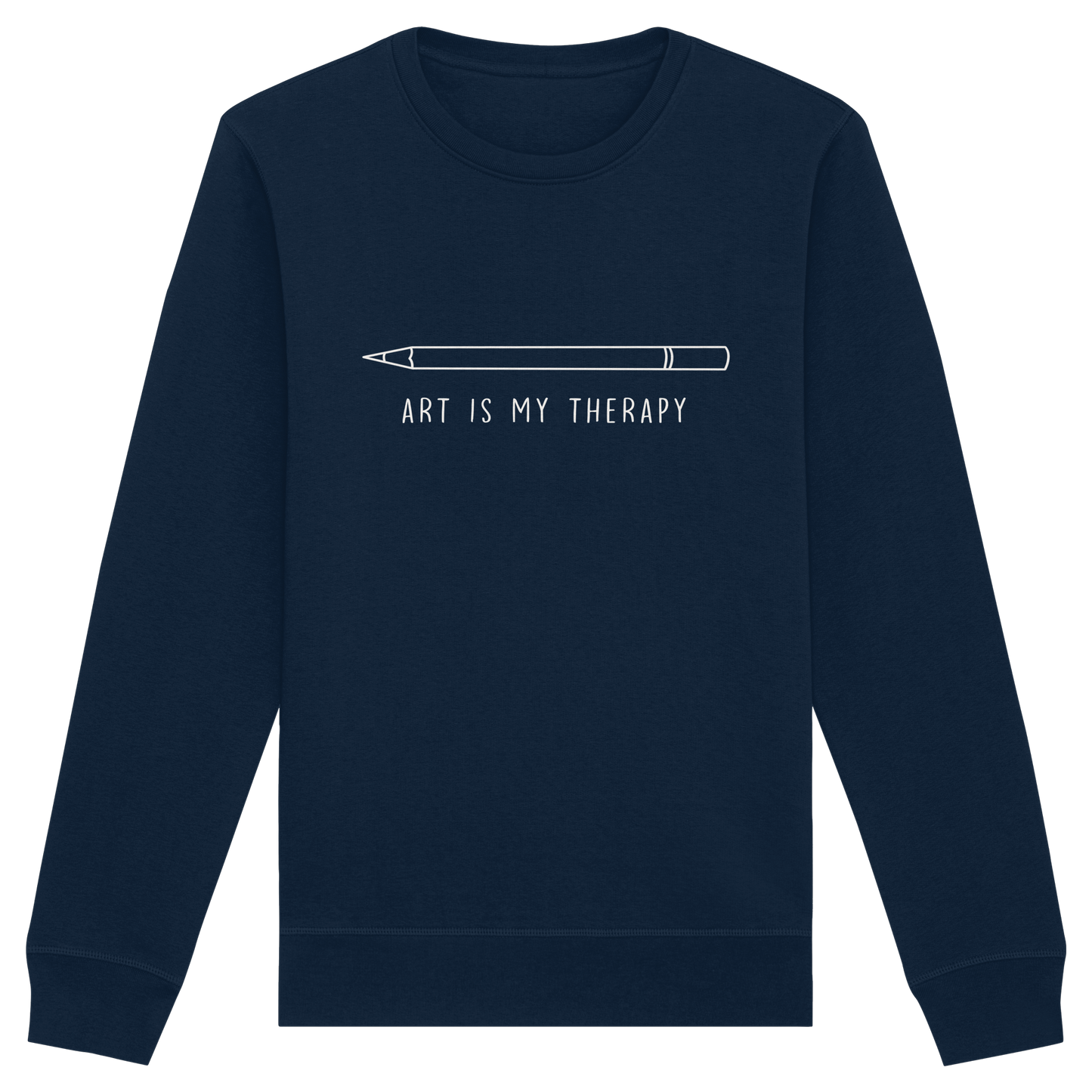 Art is my therapy - Stift - Organic Basic Unisex Sweatshirt