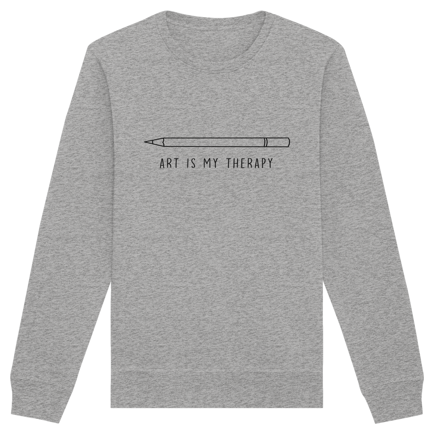 Art is my therapy - Stift - Organic Basic Unisex Sweatshirt