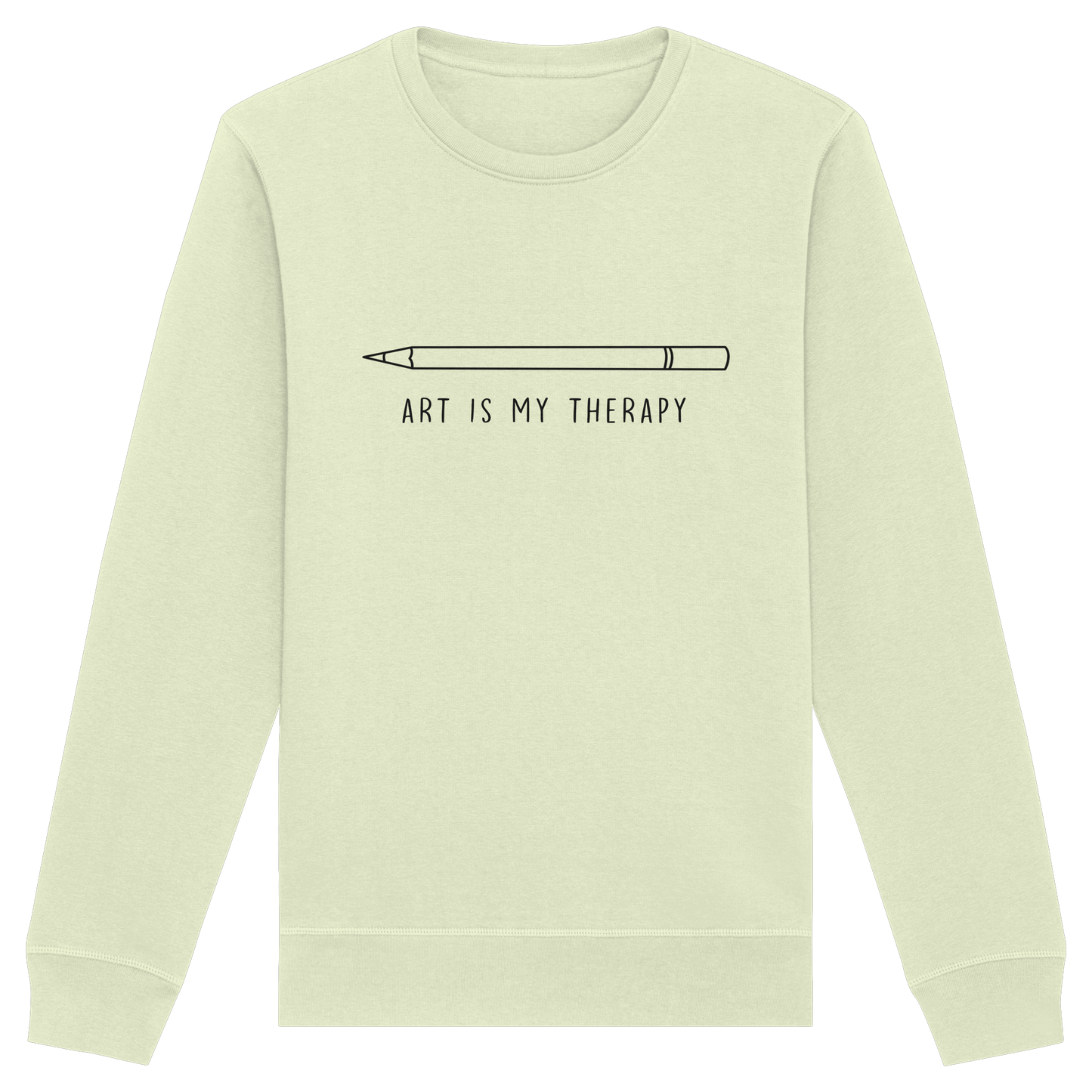 Art is my therapy - Stift - Organic Basic Unisex Sweatshirt