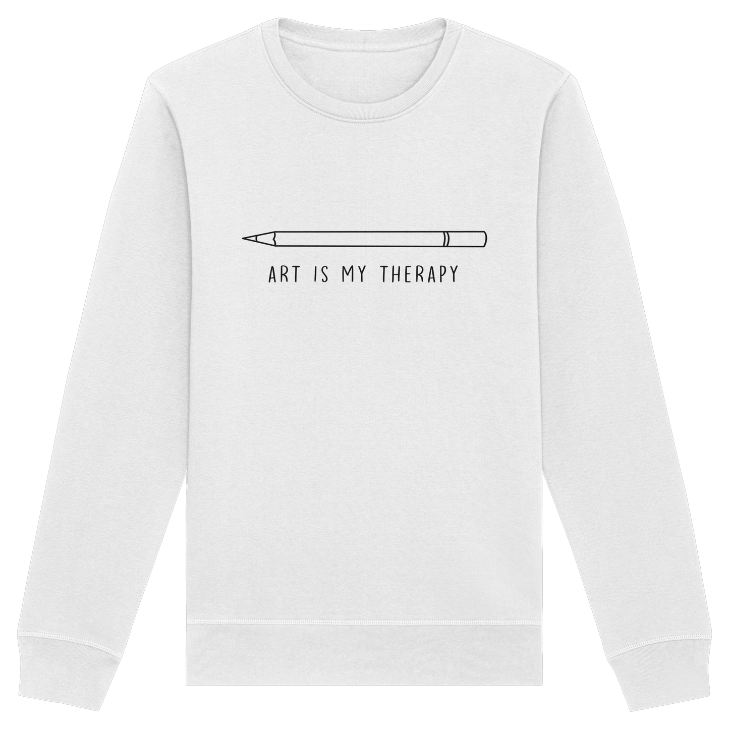 Art is my therapy - Stift - Organic Basic Unisex Sweatshirt