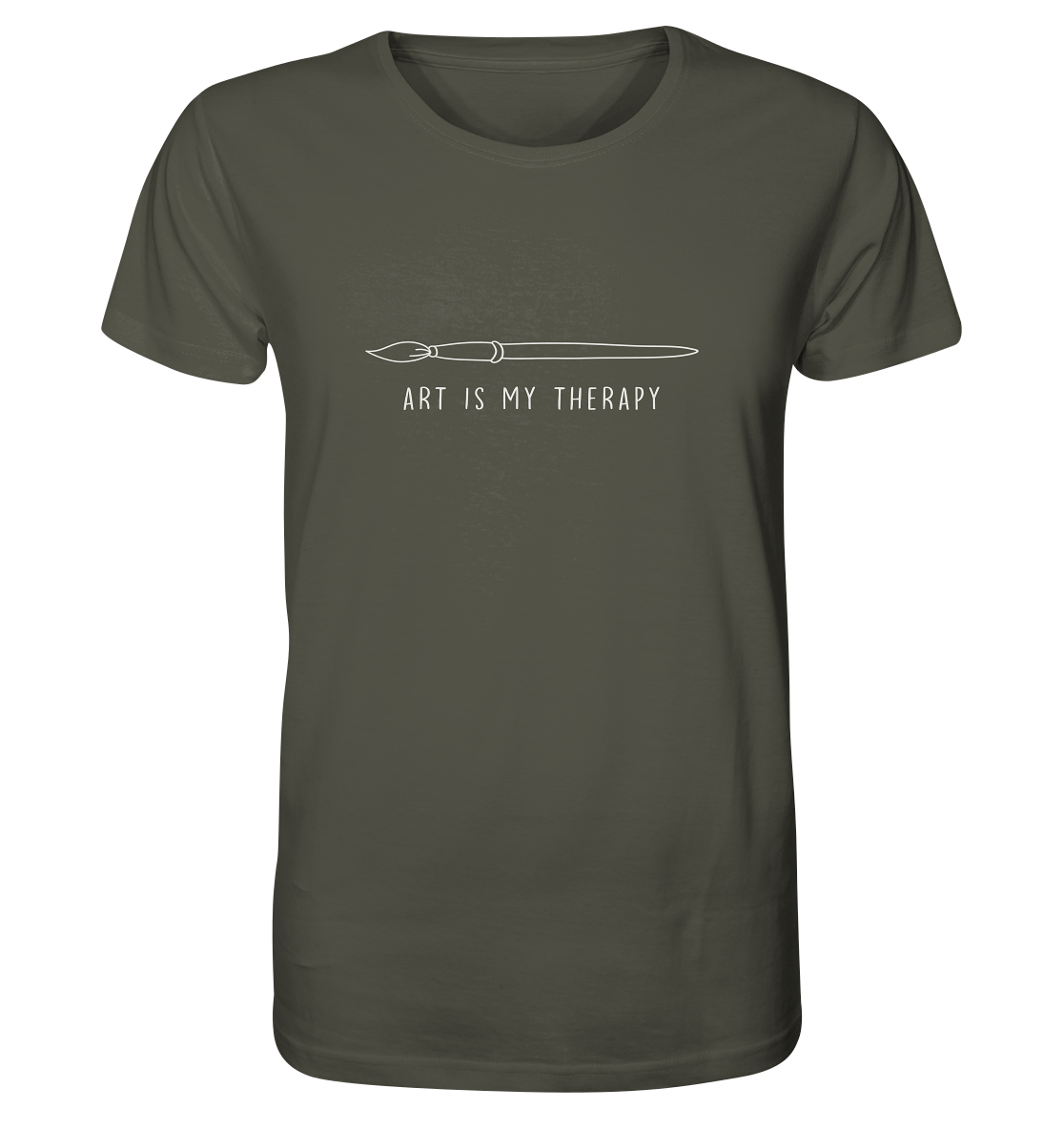 Art is my therapy - Pinsel - Organic Shirt