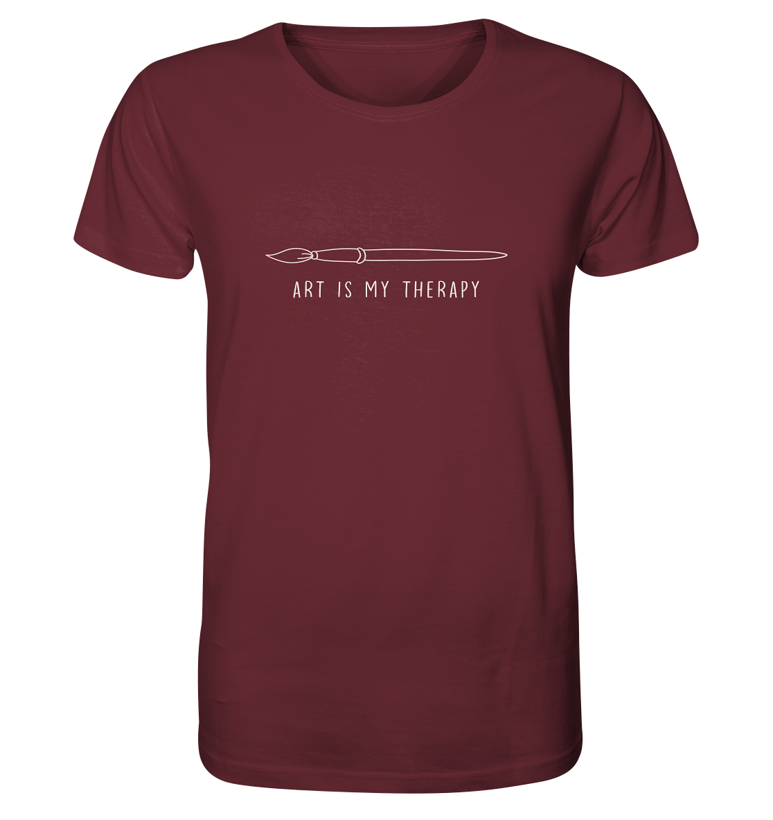 Art is my therapy - Pinsel - Organic Shirt