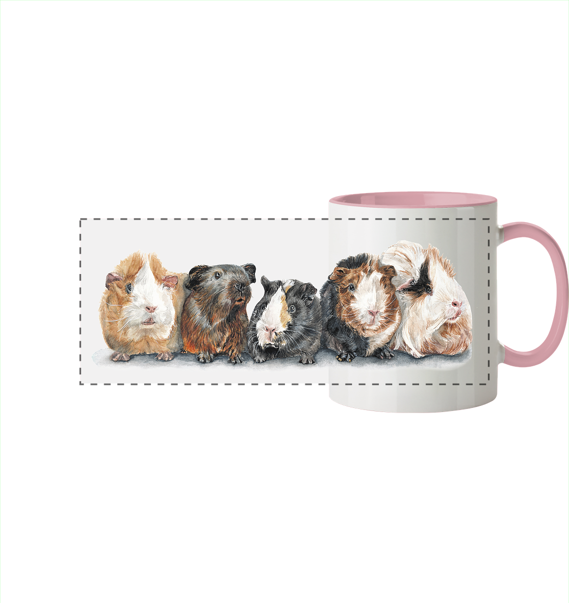 The Gang - Panorama Tasse zweifarbig