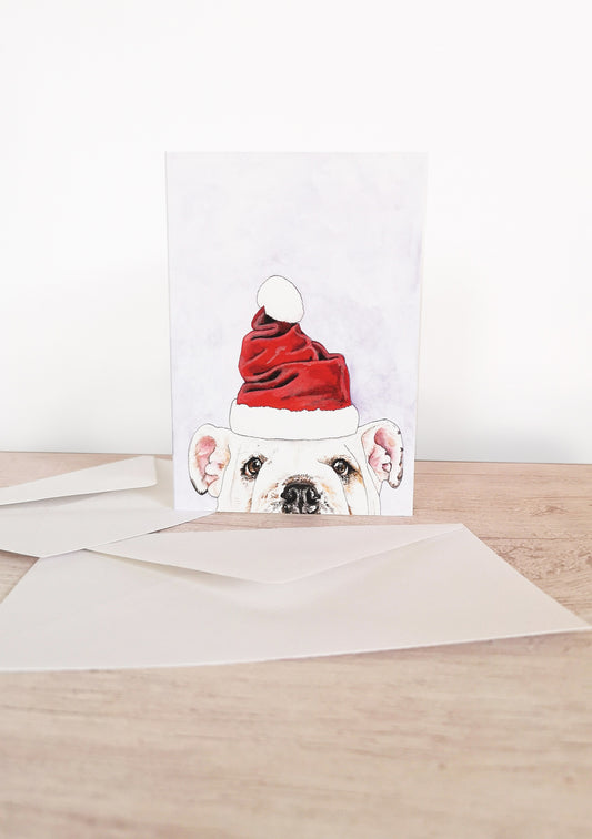 Grußkarte „Weihnachtshund“