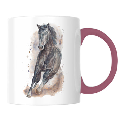 "Ungebunden" - Panorama Tasse zweifarbig