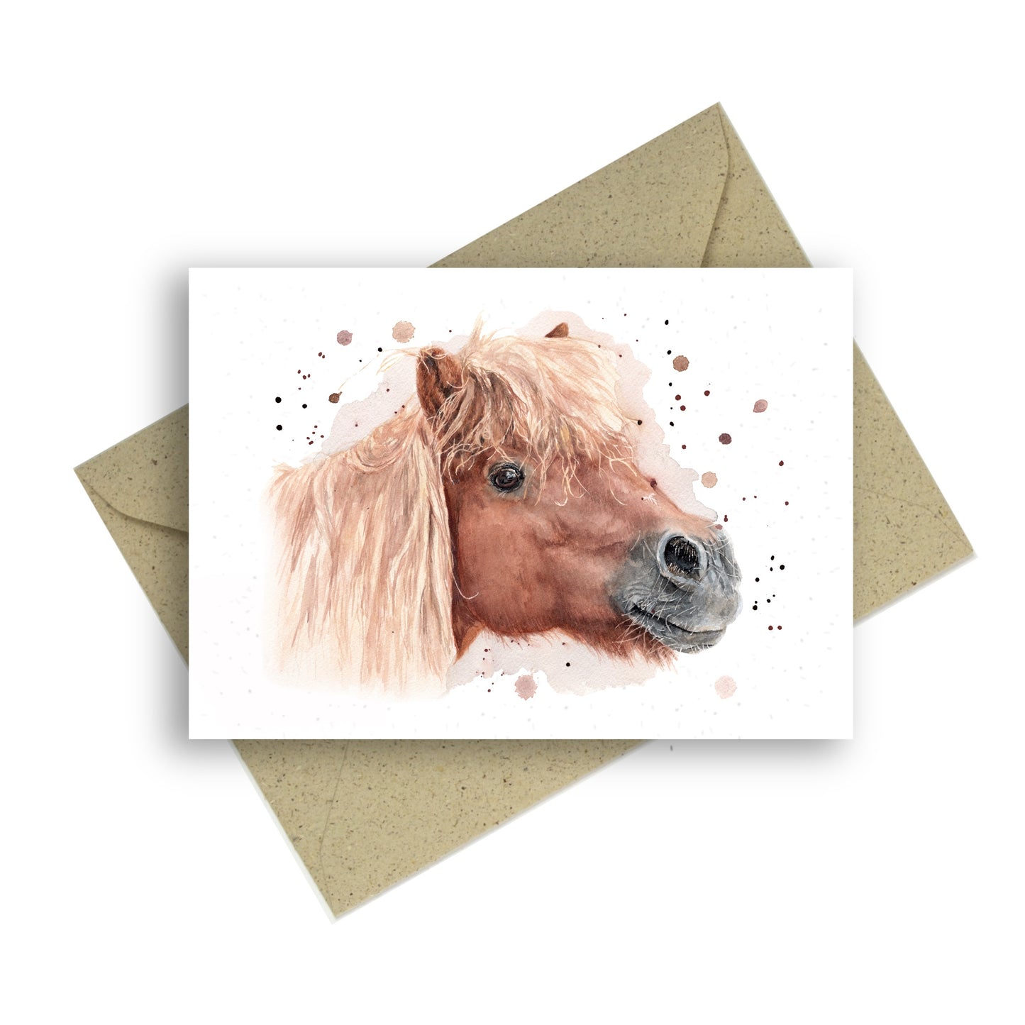 Grußkarte „Pony“