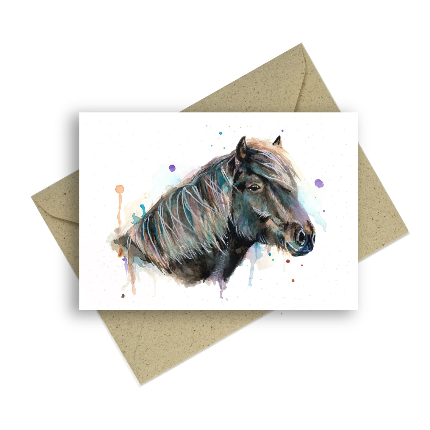 Greeting card “Icelandic horse”