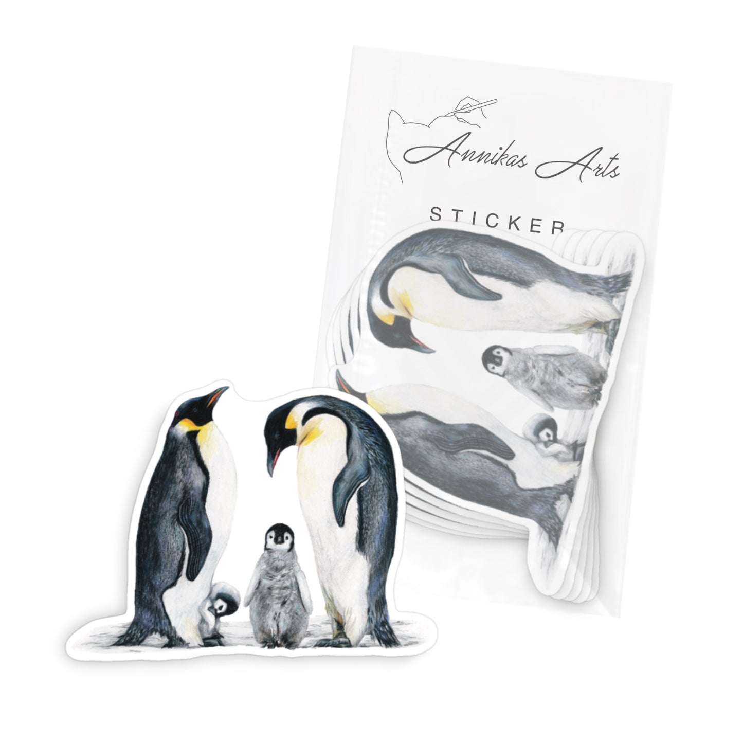 Stickerpack „Pinguine“