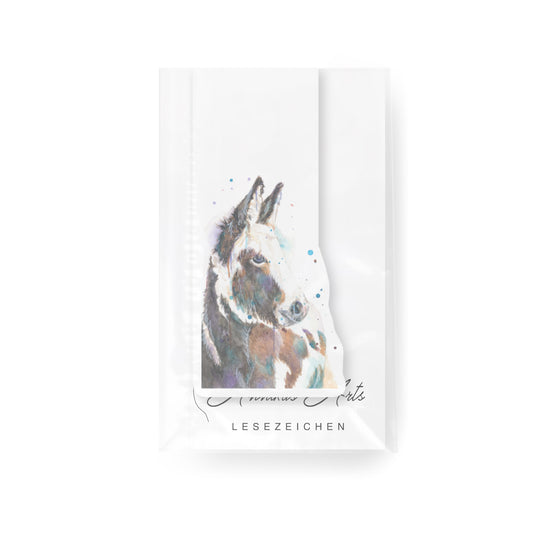 Magnetic bookmark “Donkey in watercolor”