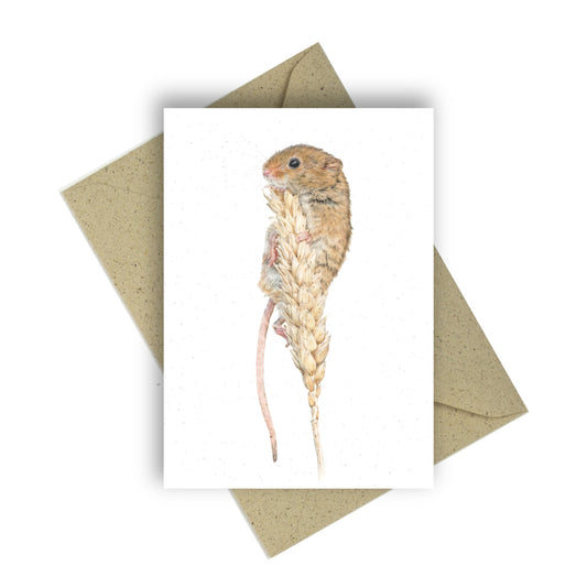 Greeting card "Field mouse"