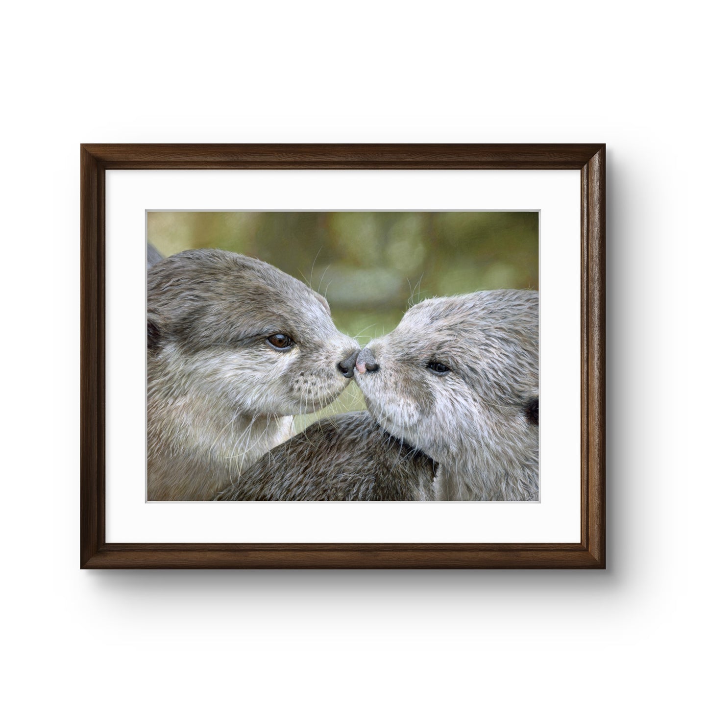 Original Pastellzeichnung „The Otter half"