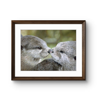Original Pastellzeichnung „The Otter half"