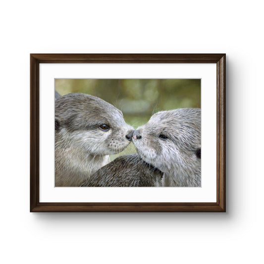 Original Pastellzeichnung „The Otter half"