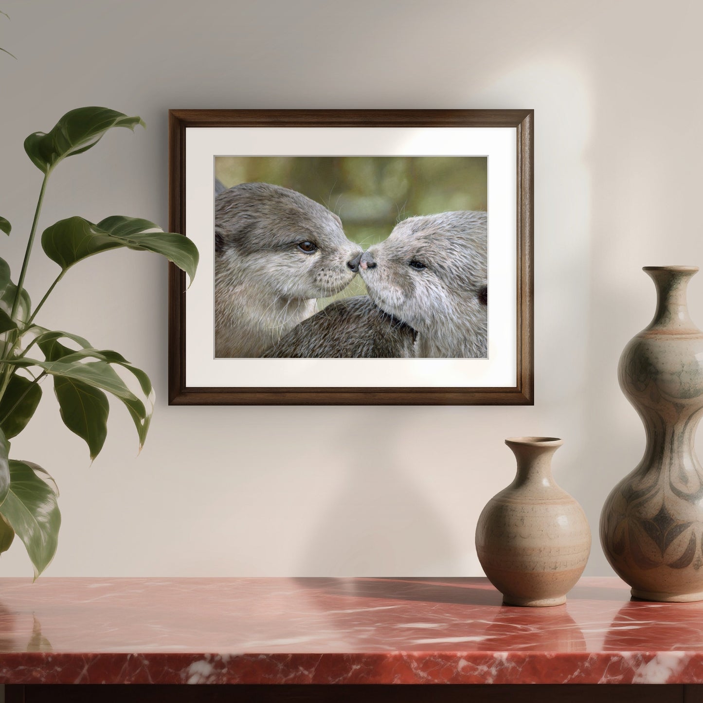 Original Pastellzeichnung „The Otter half"