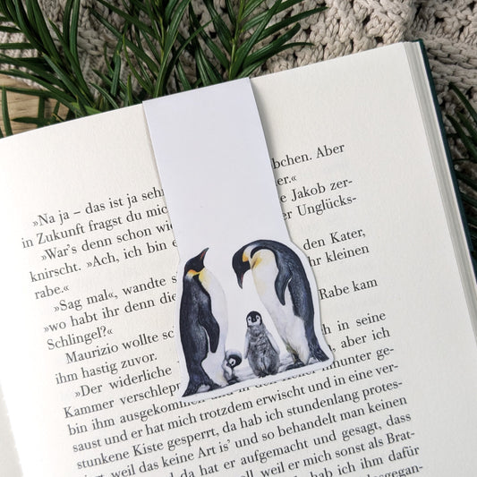 Magnet Lesezeichen "Pinguine”