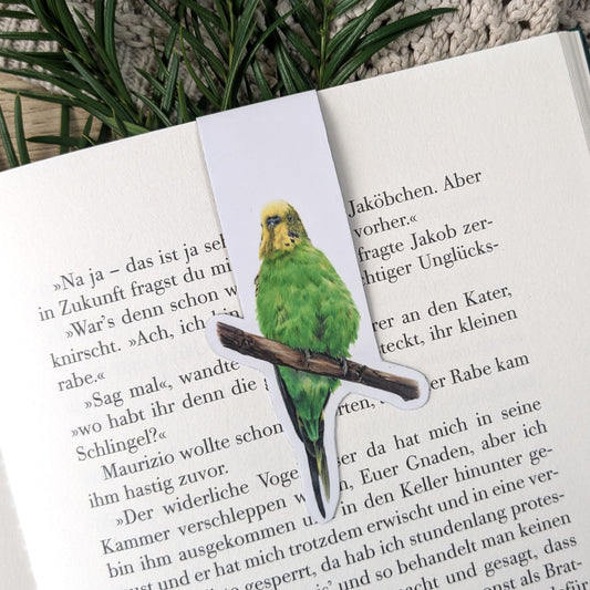 Magnet Lesezeichen "Wellensittich”