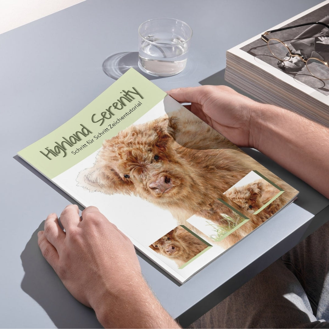 Zeichnen lernen - Workbook "Highland Serenity"