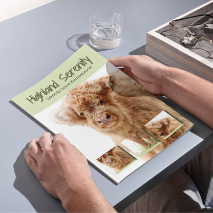 Zeichnen lernen - Workbook "Highland Serenity"