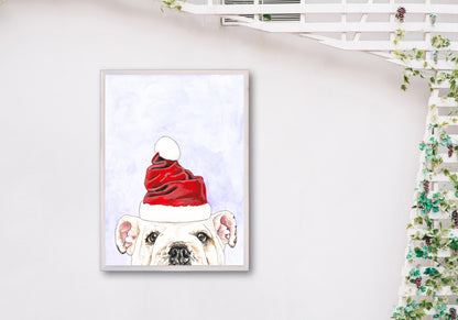 Prints „Weihnachtshund“