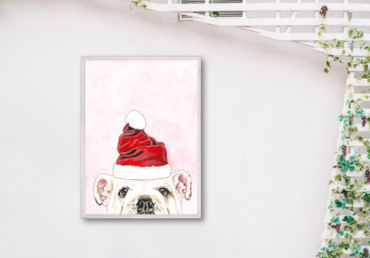 Prints „Weihnachtshund“