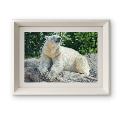 Original Buntstiftzeichnung „Savoring the light"