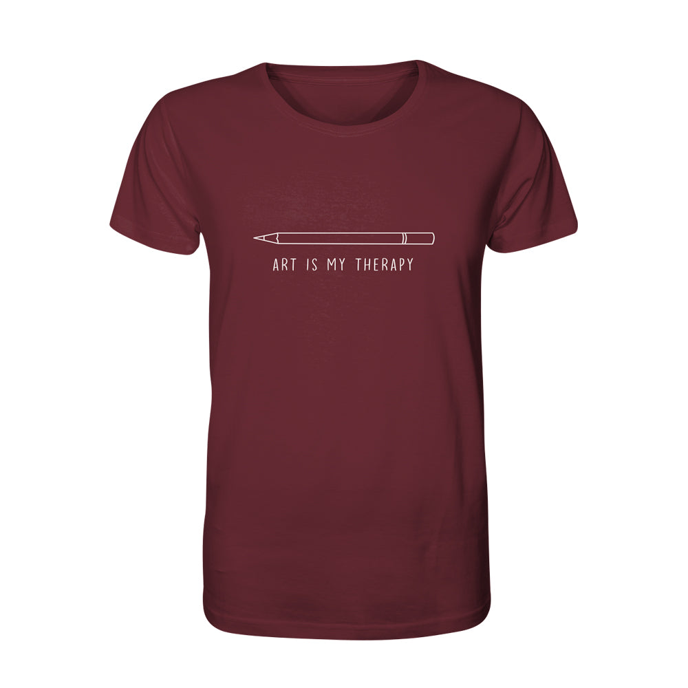 Art is my therapy - Stift - Organic Shirt