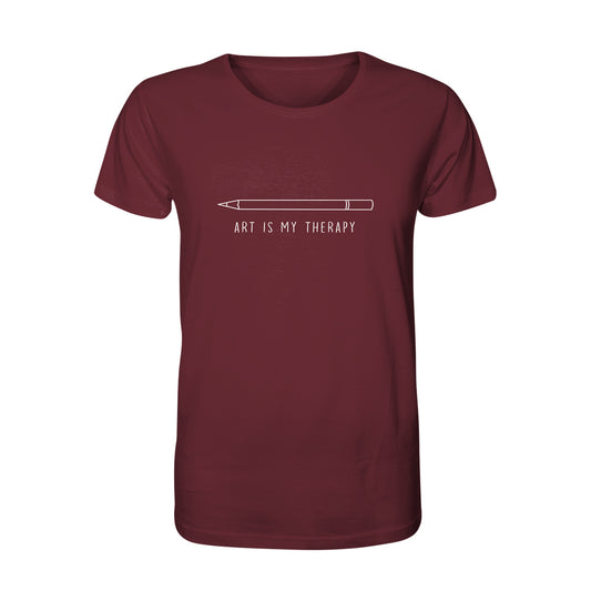 Art is my therapy - Stift - Organic Shirt