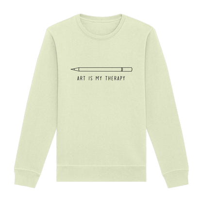 Art is my therapy - Stift - Organic Basic Unisex Sweatshirt
