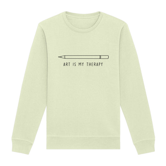 Art is my therapy - Stift - Organic Basic Unisex Sweatshirt