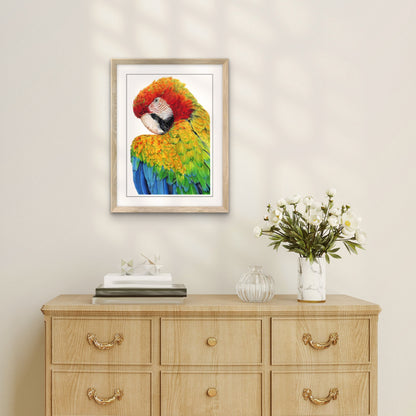 Original Buntstiftzeichnung „Jungle Prism"