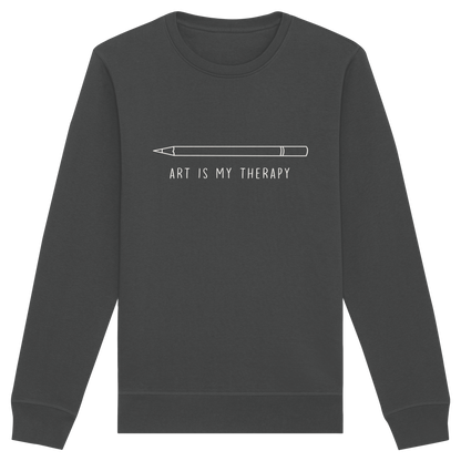 Art is my therapy - Stift - Organic Basic Unisex Sweatshirt