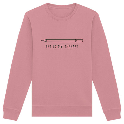 Art is my therapy - Stift - Organic Basic Unisex Sweatshirt
