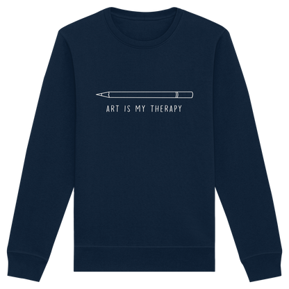 Art is my therapy - Stift - Organic Basic Unisex Sweatshirt