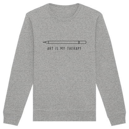 Art is my therapy - Stift - Organic Basic Unisex Sweatshirt