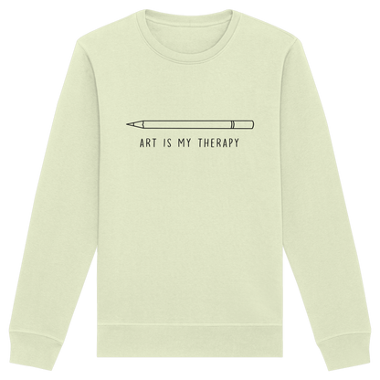 Art is my therapy - Stift - Organic Basic Unisex Sweatshirt